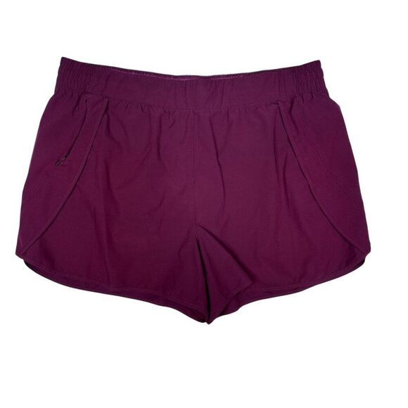 AVIA Womens Plus Size Shorts Size 3X Maroon - Picture 1 of 4